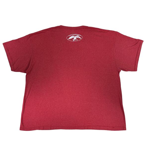 Duck Dynasty Duck Commander Happy Happy Happy Tee Shirt in Heathered Red XXXL - Picture 2 of 11